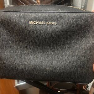 Michael Kors Black Toiletry Bag Sleek Design